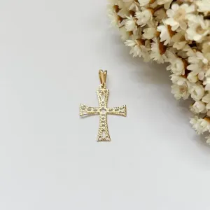 Pingente Cruz Fios Vazados