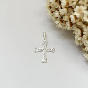 Pingente Cruz Fios Vazados