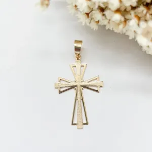 Pingente Cruz Sobreposta