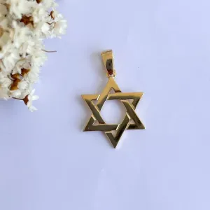 Pingente Estrela de Davi Vazada