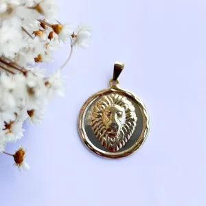 Pingente Leão de Juda Redondo