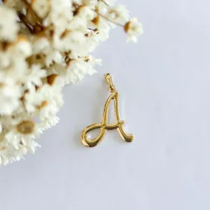 Pingente Letra Cursiva