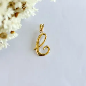 Pingente Letra Cursiva