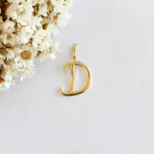 Pingente Letra Cursiva