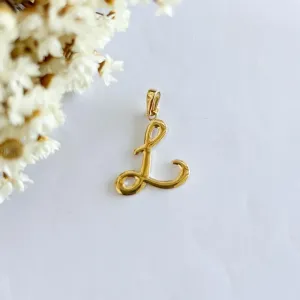 Pingente Letra Cursiva