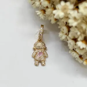 Pingente Menina Cravejada