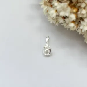 Pingente Perola Aramada Prata