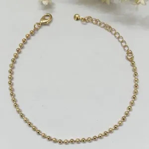 Pulseira Bolinhas Fosca e Lisa