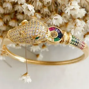 Pulseira Bracelete Tigre Colorido