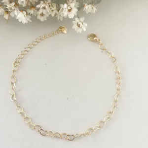 Pulseira Corrente Coração P