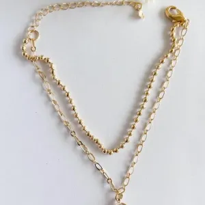 Pulseira Dupla c/ Ponto de Luz