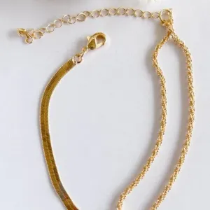 Pulseira Dupla Fita e Orvalho