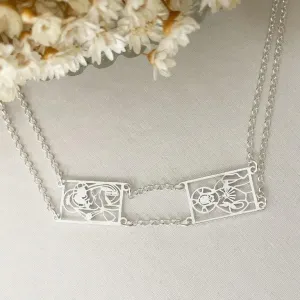 Pulseira Escapulário Prata