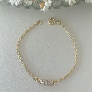 Pulseira Infantil Baguete ao Centro