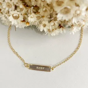 Pulseira Infantil Chapa Baby