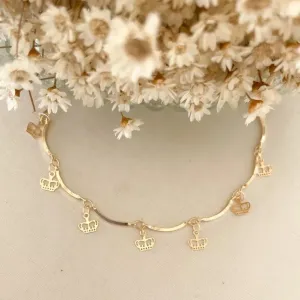 Pulseira Infantil Coroa