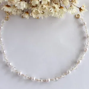 Pulseira Infantil Perolas e Miçangas