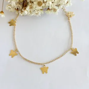 Tornozeleira Borboletas Lisa