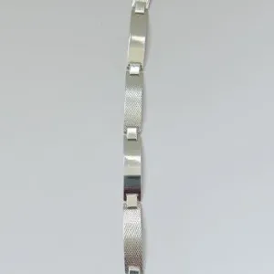 Pulseira Masculina Chapa Lisa e Fosca