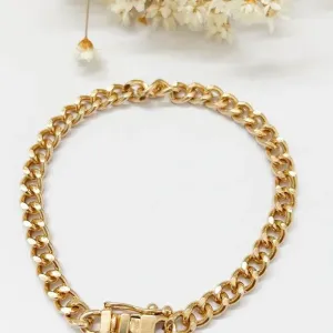 Pulseira Masculina Groumet Grossa