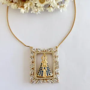 Colar Nossa Senhora com Moldura
