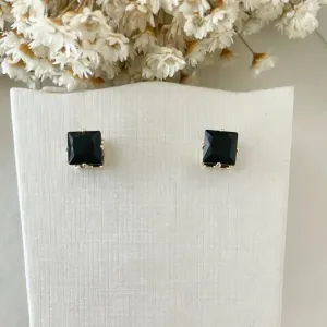 Brinco Zirconia Quadrada Pequeno