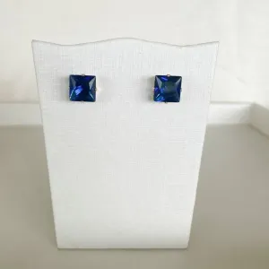 Brinco Zirconia Quadrada Média