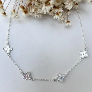 Colar Infantil Trevo Chapa