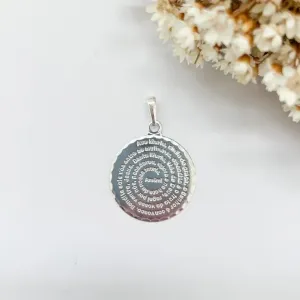 Pingente Oração Ave Maria