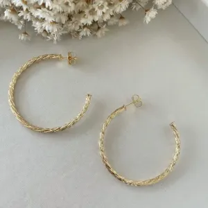 Brinco Argola Aberta Torcida Grossa