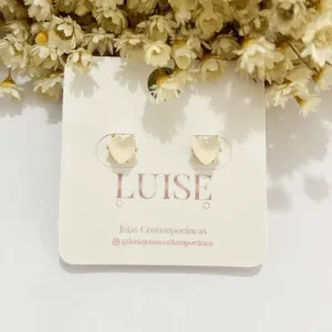 Brinco Coração Leitoso