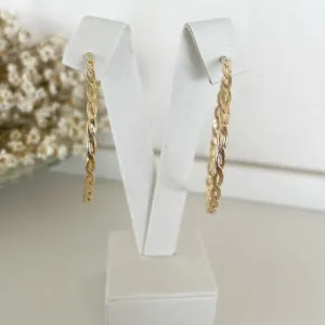 Brinco Argola Aberta Corda 4,5cm