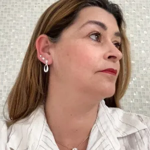 Brinco Gota Cravejada