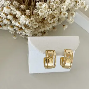 Brinco Argola Aberta Pontos de Zirconia