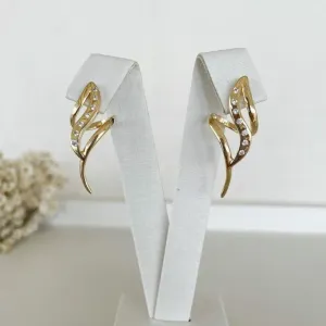 Brinco Espiral com Zirconia