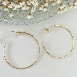 Brinco Argola Aberta Lisa 4,5cm