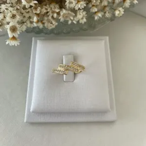 Anel Escada Cravejada