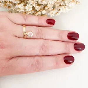 Anel Pingente Ponto de Luz