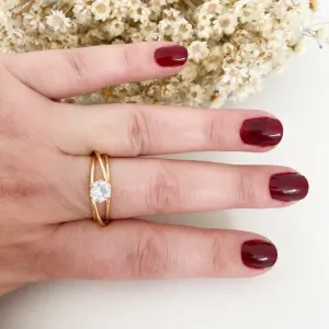 Anel Circulos e Ponto de Luz