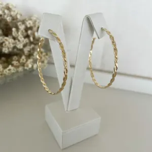 Brinco Argola Aberta Corda 4,5cm