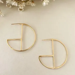 Brinco Argola Aberta Geométrica