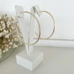 Brinco Argola Aberta Lisa 4,5cm