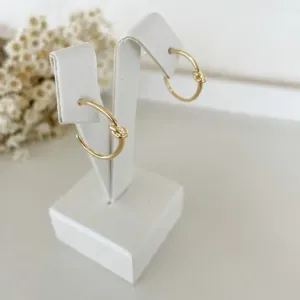 Brinco Argola Aberta Nó