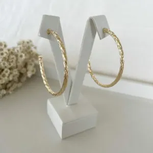 Brinco Argola Aberta Torcida Grossa