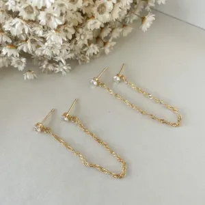 Brinco Duplo com Corrente Singapura