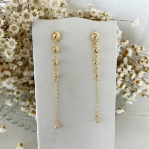 Brinco Pendente Bolinhas