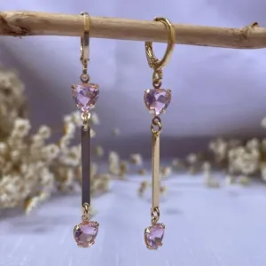 Brinco Pendente Coração