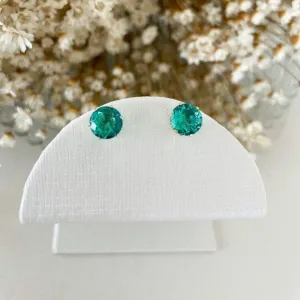 Brinco Ponto de Luz Verde Tifany