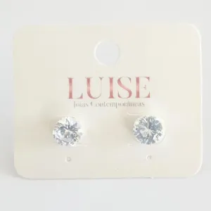 Brinco Ponto Luz Com Cravação Corações