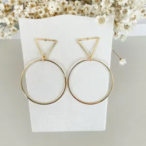 Brinco Triangulo e Circulo